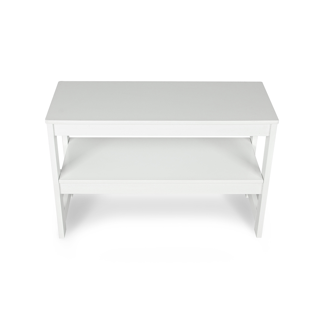 Kian 2 Tier Shoe Rack Shelf White Auspoints Com Au