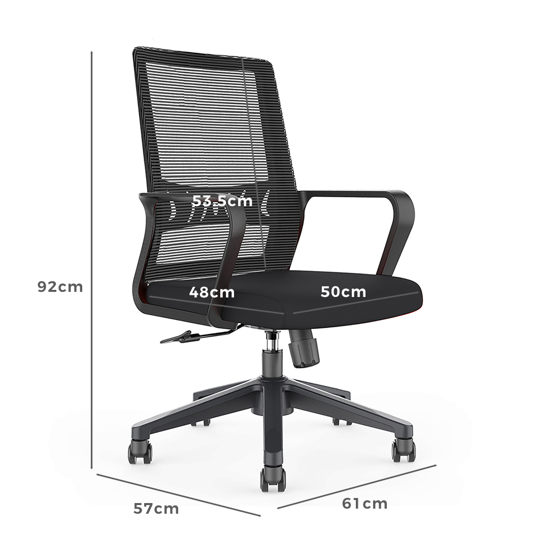   Ezel Medium Back Office Chair Black