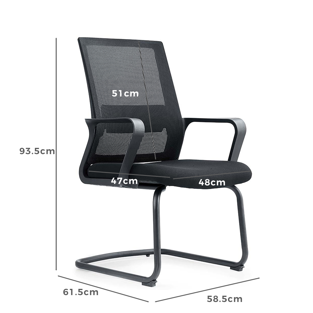   Eros Visitor Office Chair Black