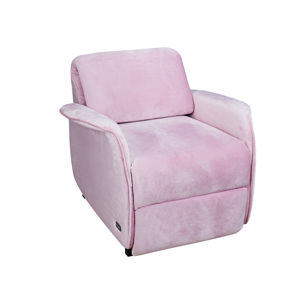   Tully Pushback Recliner Chair Pink