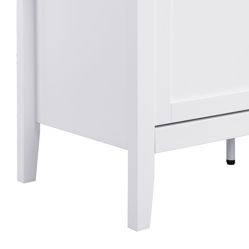   Zara Fluted Entertainment Unit 150cm White