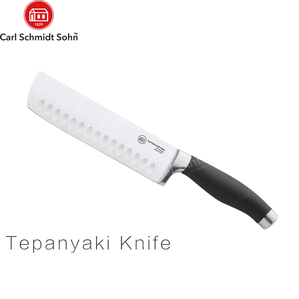 Carl Schmidt Sohn Shikoku Tepanyakimesser Stainless Steel Crmov15 Silikong  for sale online