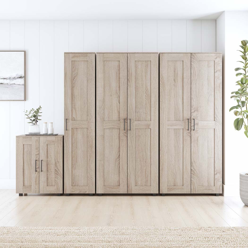   Montreal Cupboard Single Door Tall - Light Sonoma Oak