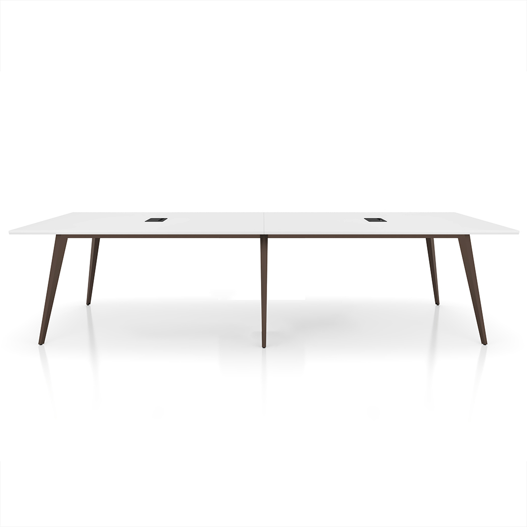 Esma 3.2m Meeting Table White and Grey