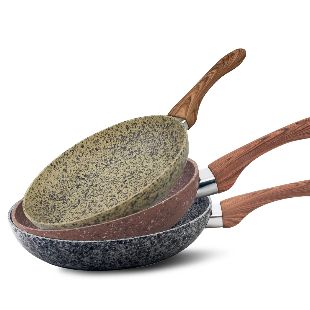 Steinfurt Stone  Coated  Ceramic  Nonstick aluminium Cookware  