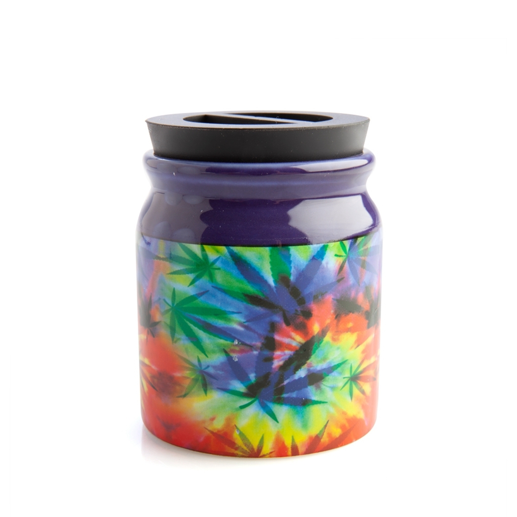 Small Rainbow Weed Stash It Storage Jar Porcelain Container Kitchen Gift Ebay